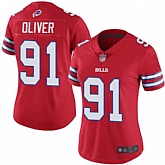 Women Nike Bills 91 Ed Oliver Red Color Rush Limited Jersey Dzhi,baseball caps,new era cap wholesale,wholesale hats